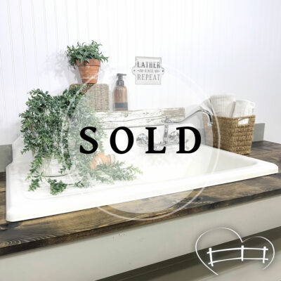 42" Single Drainboard Farm Sink