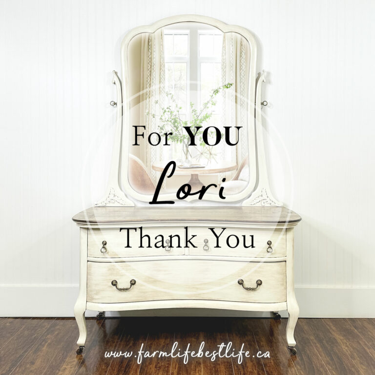 Farmhouse White Dresser— Custom Furniture Painting