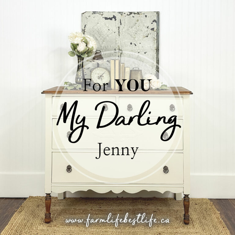Farmhouse White Vintage Dresser