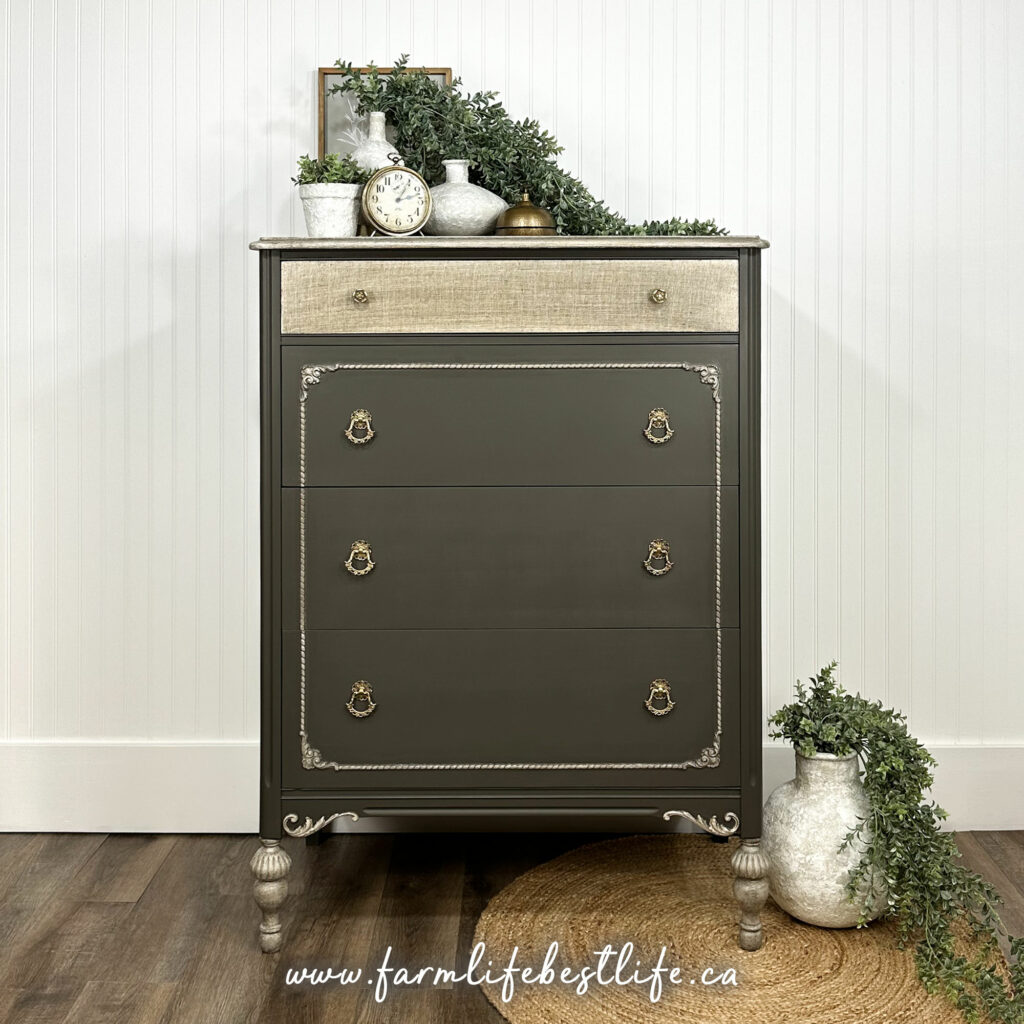 Dark Neutral Faux Fabric Furniture Flip