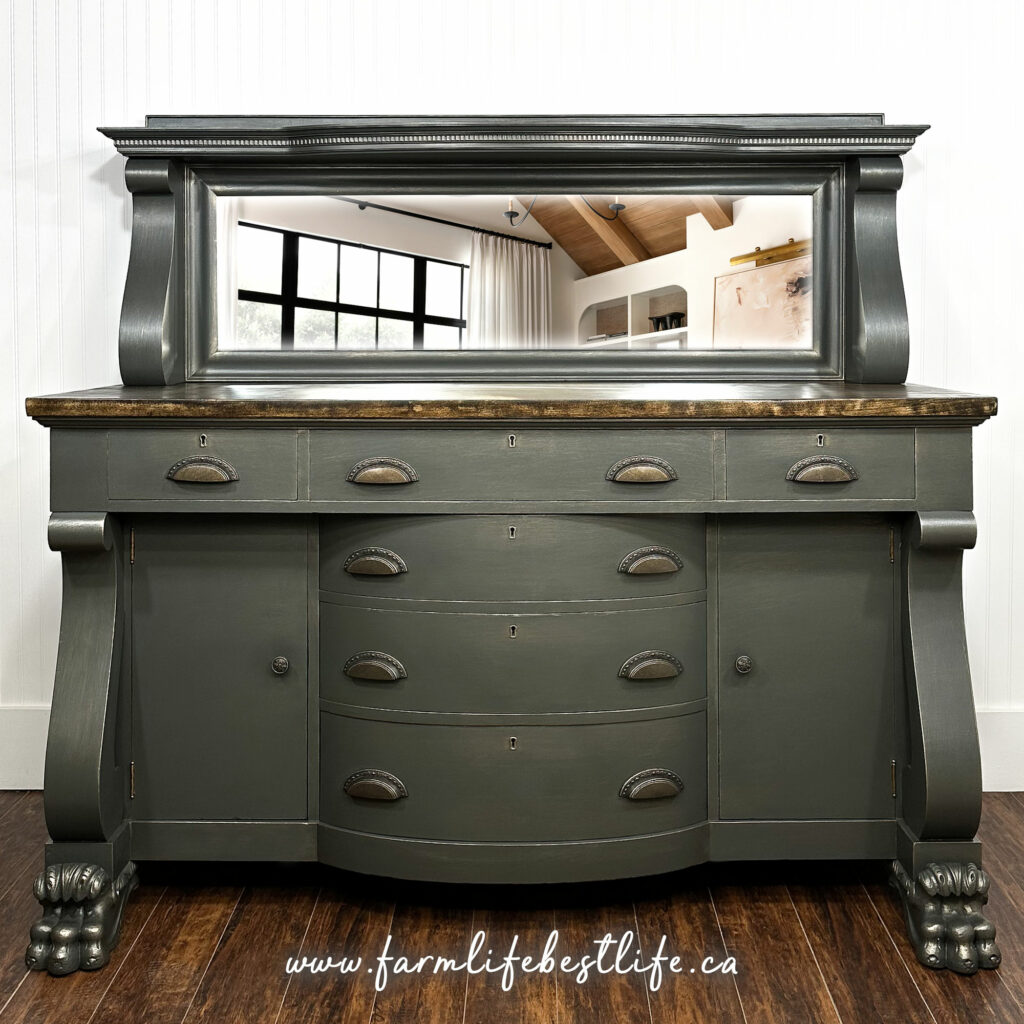 Grand Farmhouse Antique Empire Buffet