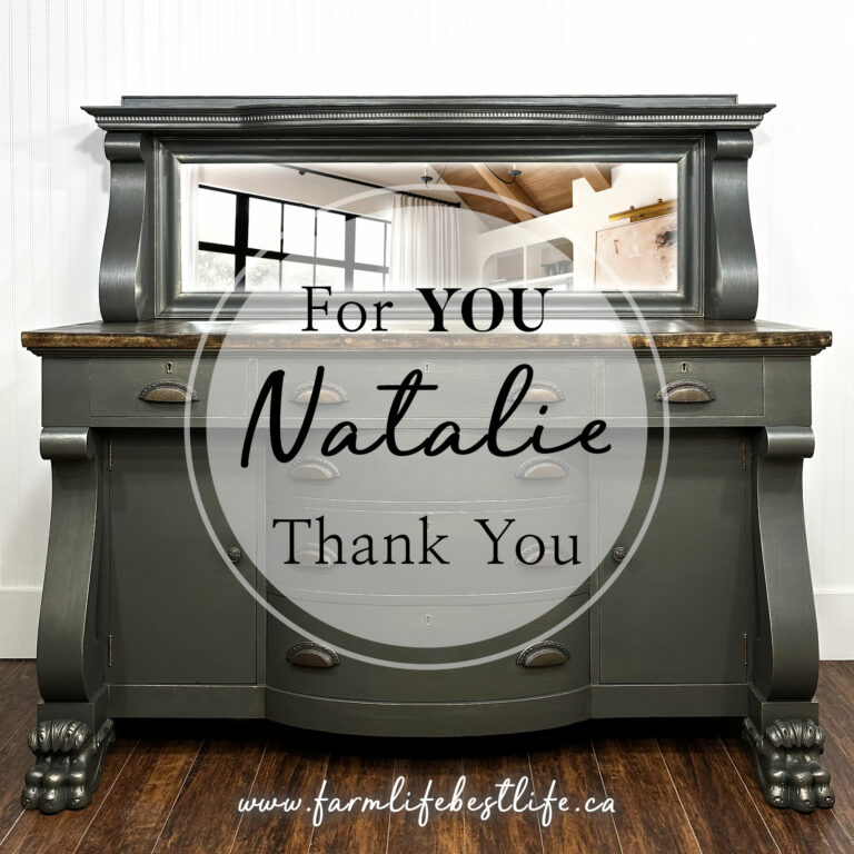 Grand Farmhouse— Antique Empire Buffet