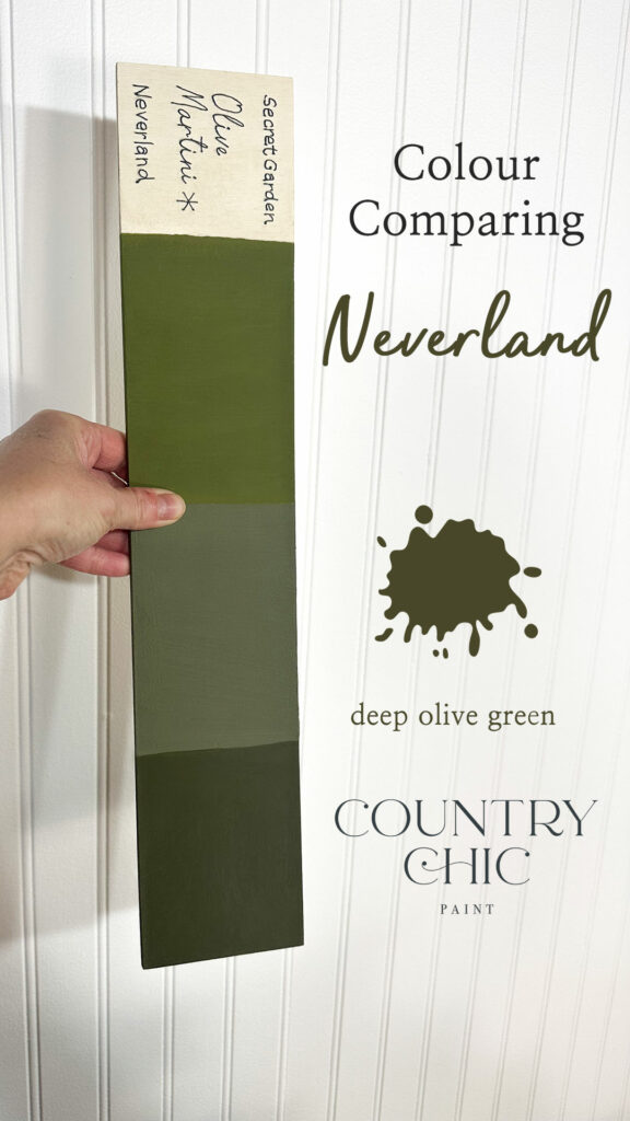 Country Chic Paint Neverland Deep Olive Green