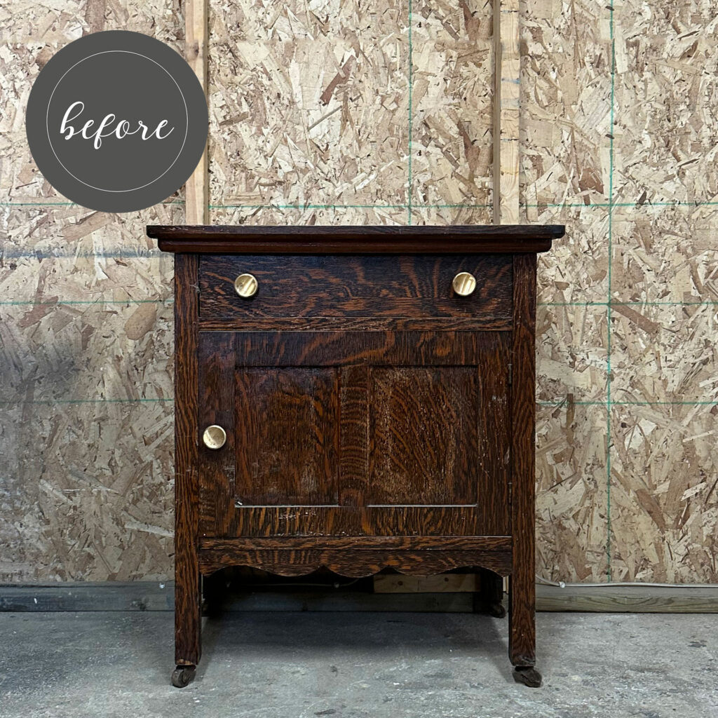 Antique Washstand Makeover